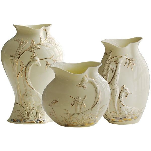 

vases yolife chinese ceramic vase european style animal fine smooth surface home wedding decoration furnishing articles