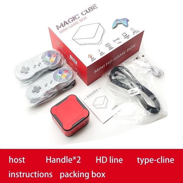

portable game players mini retro console arcade ps1 fc gaming consoles 4k hd video player 128g 10000 games box home tv pc mp5