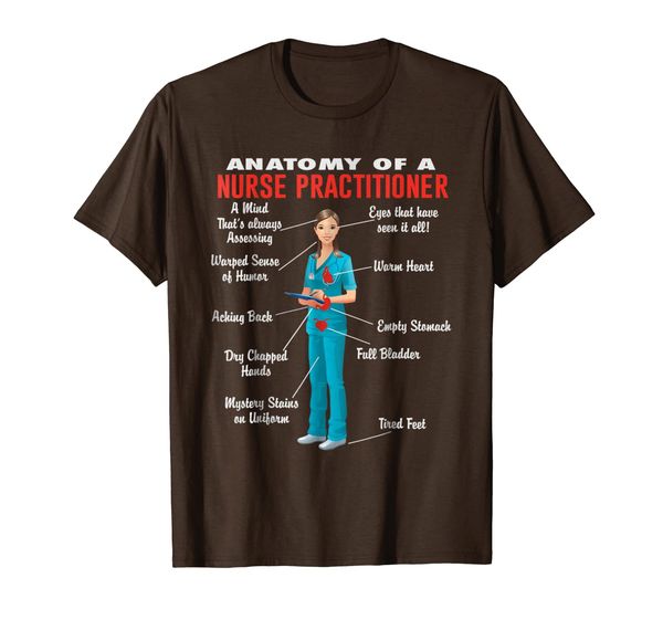 

Anatomy Of A Nurse Practitioner - Nurse Practitioner Shirt, Mainly pictures