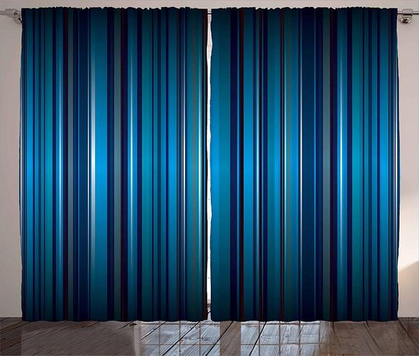 

curtain & drapes navy blue teal harbour stripe curtains vibrant nvay background with thin vertical lines modern design window