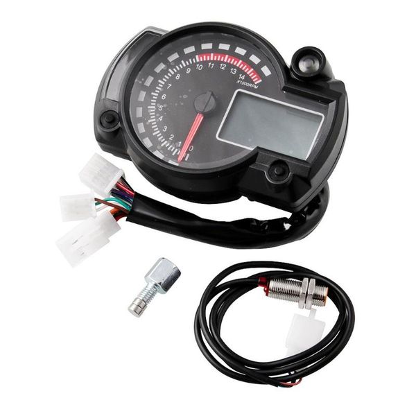 

car video motorcycle modified accessories universal instrument waterproof lcd digital odometer speedometer