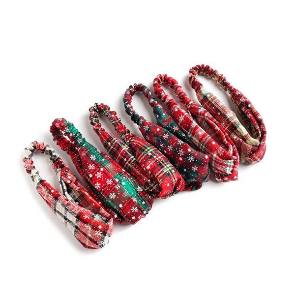 

christmas girls hair accessories baby headbands childrens hairband autumn winter headdress kids head bands b8798, Slivery;white