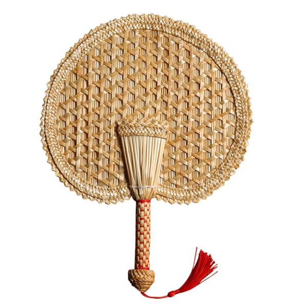 

other home decor 1pc wheat straw design fan creative pu weaving po prop