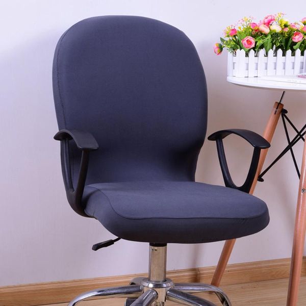 

chair covers non slip swivel cover anti fouling office home computer area decor armchair washable seat slipcover