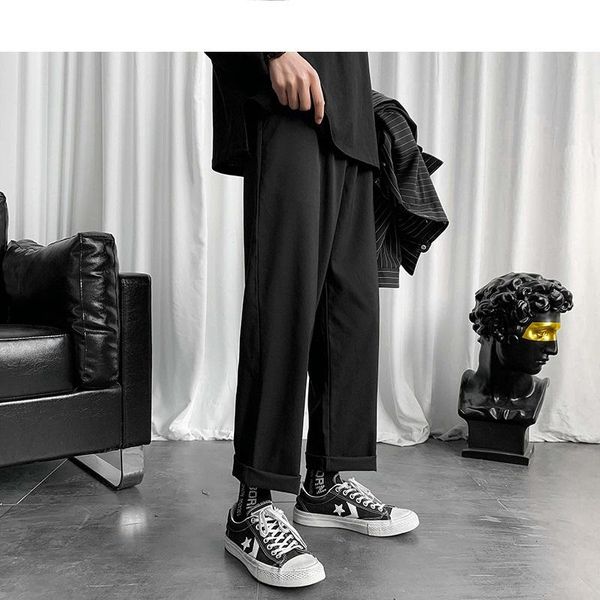 

men's pants mens black korean harem 2021 japanese streetwear joggers harajuku sweatpants hip hop casual trousers plus size