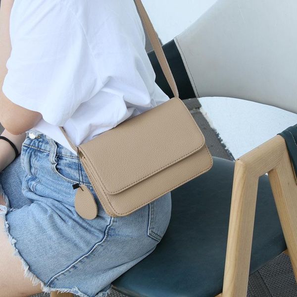 

evening bags fashion flap crossbody for women small messenger bag quality genuine leather shoulder female luxury simple square purse