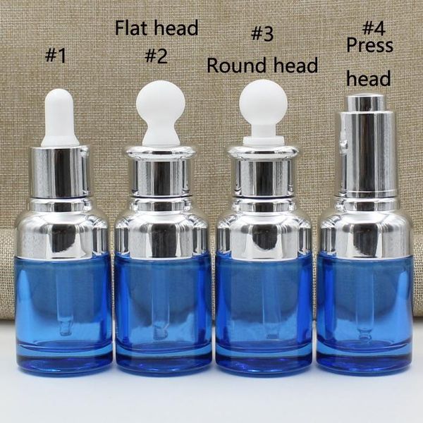 

storage bottles & jars 50pcs high grade 30ml round blue glass liquid reagent pipette bottle with eye dropper drop oil refillabl