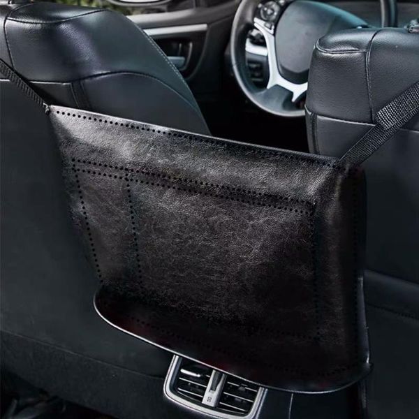 

car organizer handbag holder leather seat back auto clearance storage bag 964b