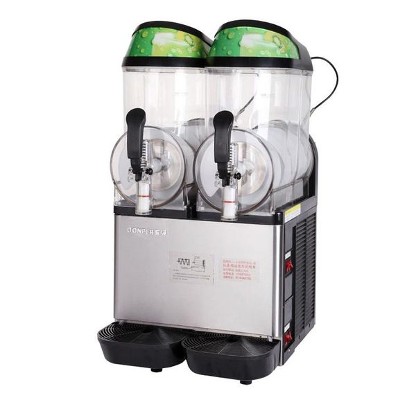 

snow melting machine cold drink maker large capacity 12l x2 mud slush juicers