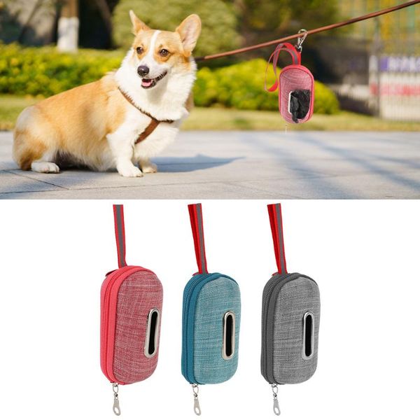 

cleaning waste garbage box dog cat small tools poop bag dispensers with rope portable pet pick-up bags holder carrier travel & outdoors