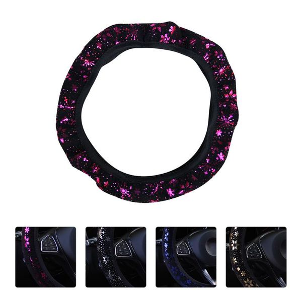 

steering wheel covers car auto cover pretty interior decor accessory (random color)