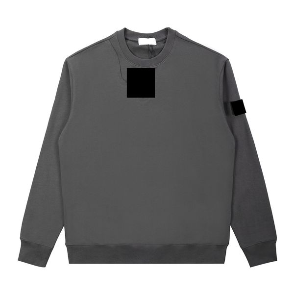 

2 colors toney men's neck rounds sweatshirt stones men is casual couple loose round badge sweatshirts, Black