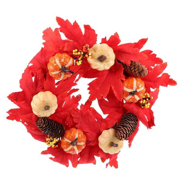 

decorative flowers & wreaths 1pc wreath hanging decor ornament