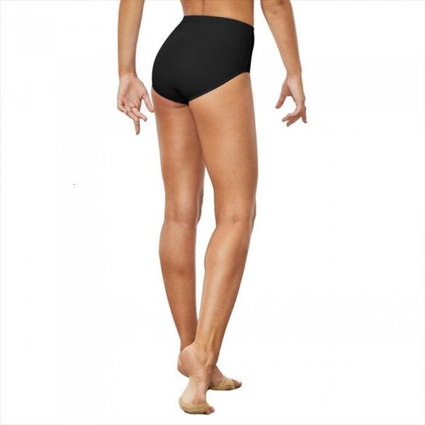 

spandex nylon high waist womens shorts regular leg line dance with mid for better coverage, White;black