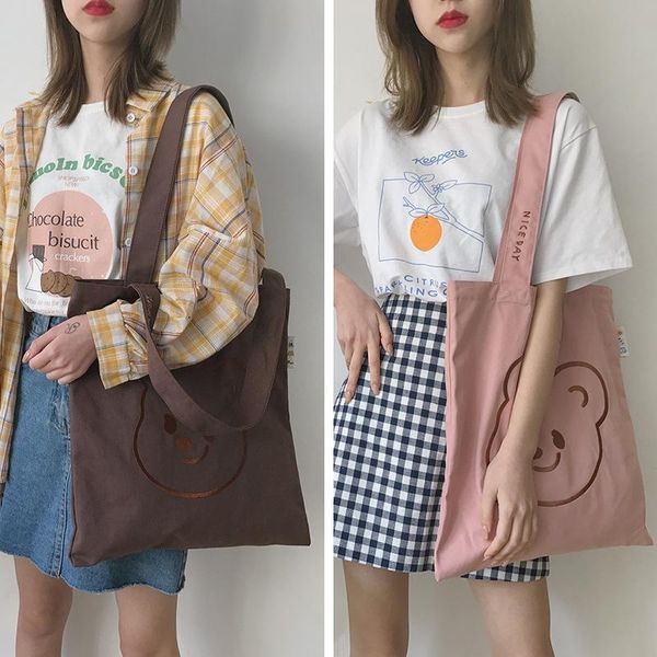 

evening bags bear canvas bag embroidered shoulder