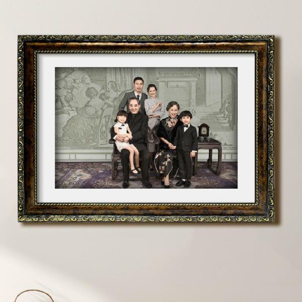 

frames wood po picture wall collage display modern design frame fashion waterproof cuadros para fotos home decoration di50xk