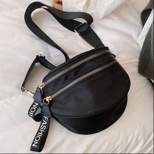 

fashion waist fanny pack large bag capacity crossbody chest banana pu leather female belt phone