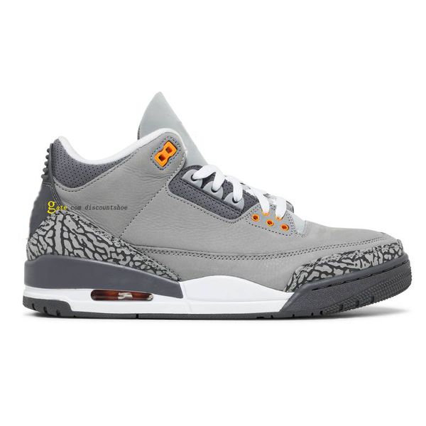 

2021 3 cool grey basketball shoes shoe mens womens 3s sneakers for size 36-47 ct8532 012