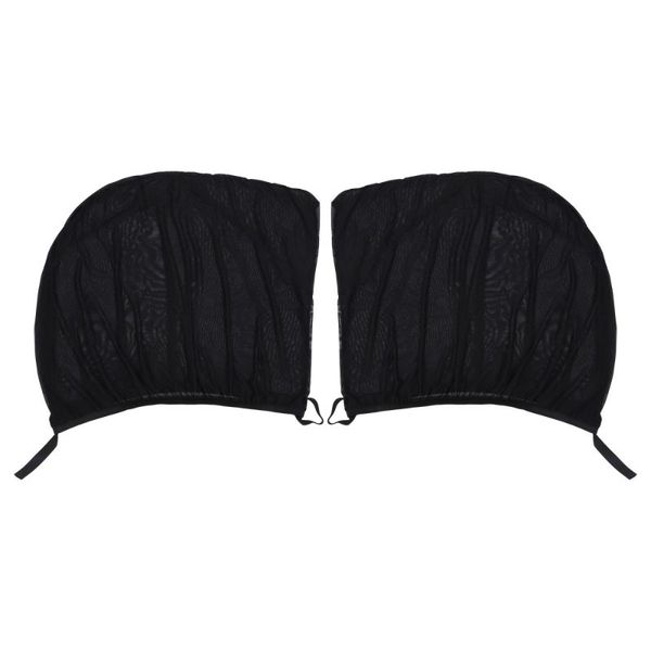 

car sunshade 2pcs uv protection window shade black breathable rear sunshades
