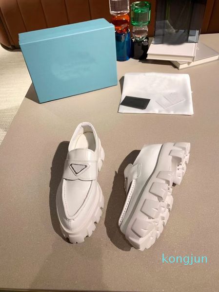 

designer- standard women's soled formal wedding shoes white black fashion ankle thick heel dress shoes size 35-40