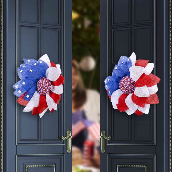 

christmas new american independence day wreath decoration family dress props mall window