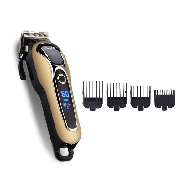 

hair clippers profional clipper rechargeable razor lcd sn powerful hairs trimmer cutting hine barber haircut 40