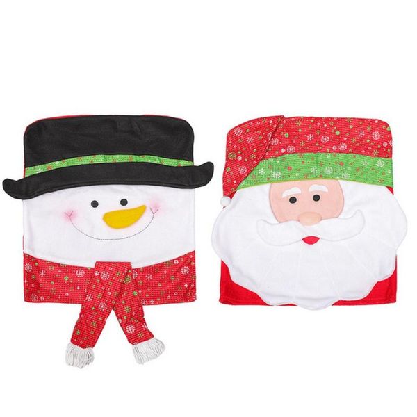 

chair covers christmas cover universal removable dining protection for home year decorations anti-dirty