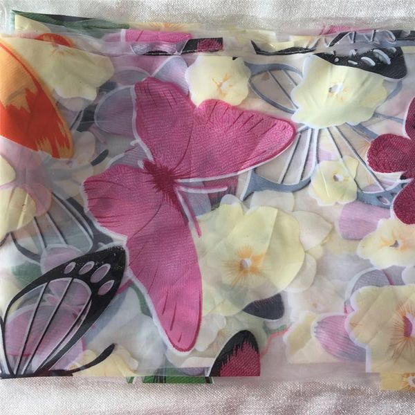 

blinds 2021 curtain butterfly print sheer window curtains for living room bedroom girl tropical merry christmas gift