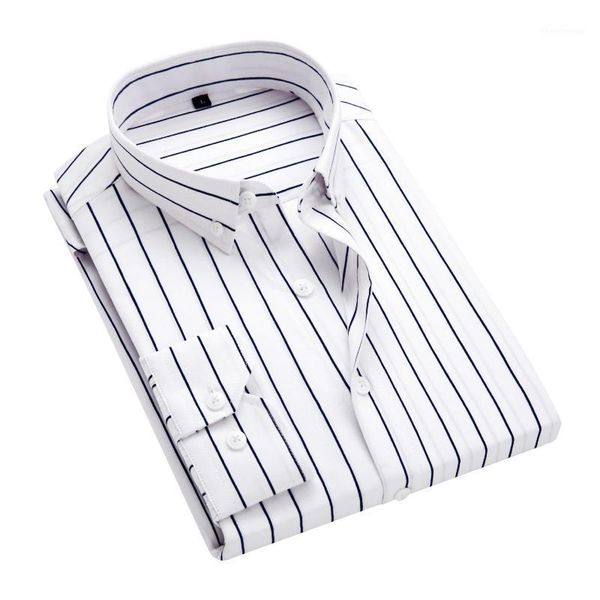 

arrival men shirt male casual fashion striped plaid shirts formal business dress plas size s-4xl4121 men's, White;black