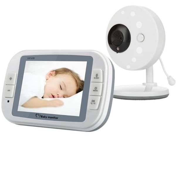 

babykam baby monitor bebek telsizi 3.5 inch ir night vision temperature lullaby intercom kamera video telsiz monitors