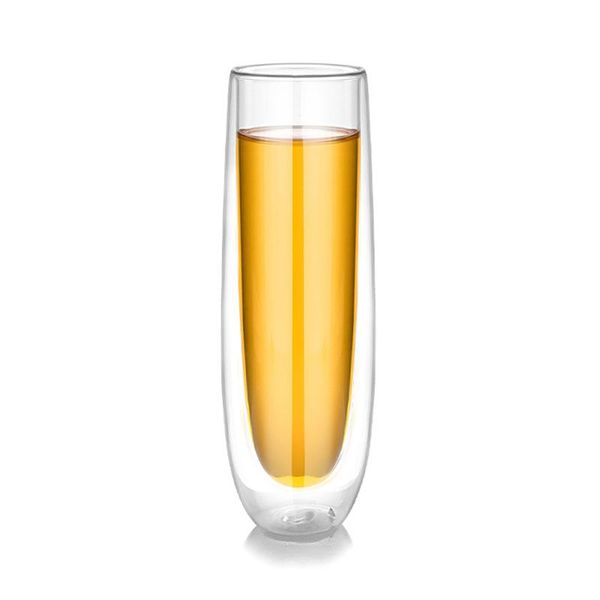 

wine glasses heat-resistant double-layer glass creative champagne high-end red transparent water cup