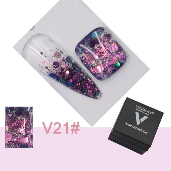 nail gel vinimay 2021 explosion diamond glitter polish crystal bundi manicure art design, Red;pink