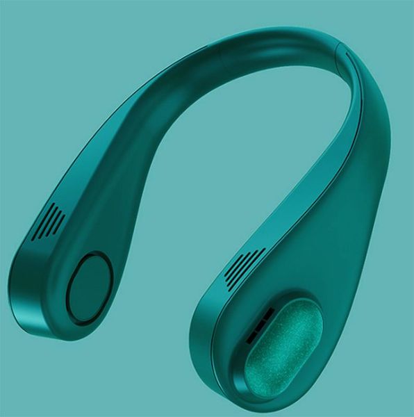 

electric fans neck badeless fan ventilador 3000mah cool strong wind portable rechargeable usb for home office air acondicional portatil