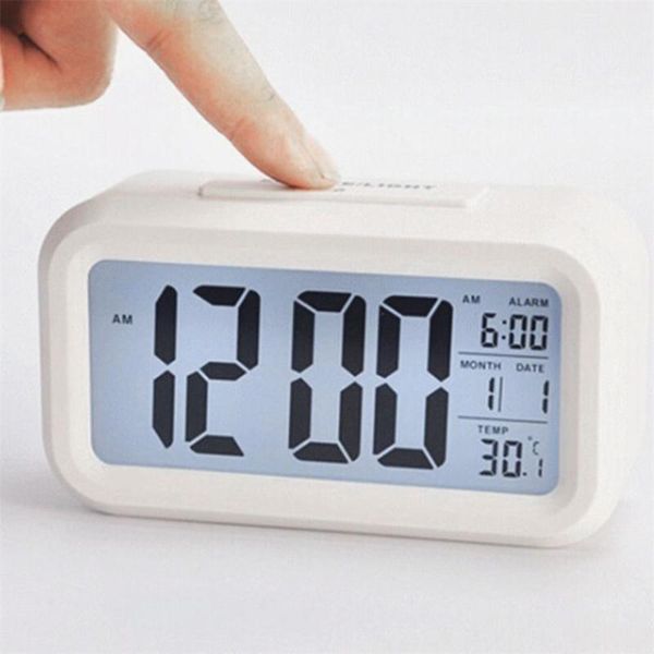 

other clocks & accessories electronic snooze calendar mute table led digital deskclock alarm