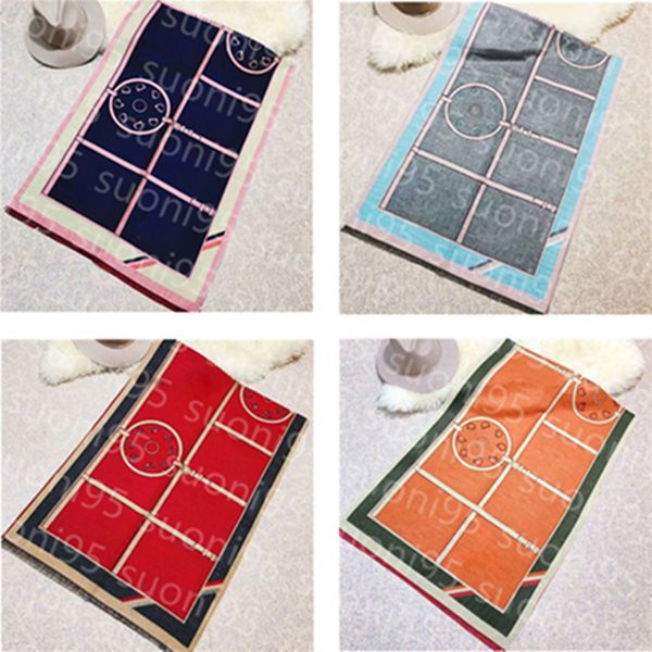 

designer scarf mens womens scarves classic cotton cashmere scarfs luxury letter flower blanket autumn winter shawl size 65*180cm 5 color wit, Blue;gray