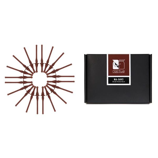 

fans & coolings noctua na-sav2 anti-vibration mounts case fan rubber vibration and noise reduction screw 20pcs/set