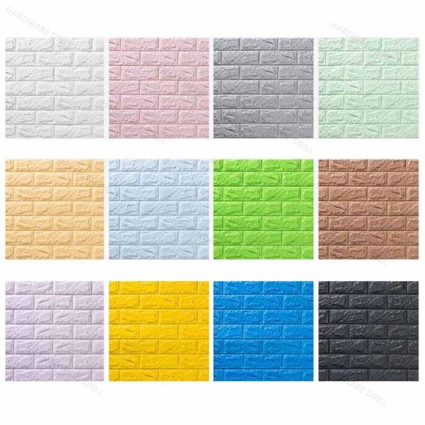 

wallpapers 3d wall stickers imitation brick bedroom decor panel self-adhesive wallpaper for living room kitchen tv backdrop home decoration