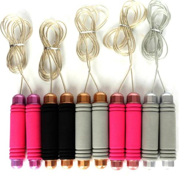 

jump ropes fitness exercise rapid rope bearing steel wire load skipping workout gym body building children