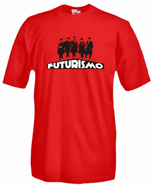 

grid futurism a11 marinetti bale carrÃ vanguard novecento cotton t-shirt, White;black