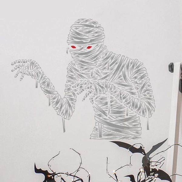 

fridge magnets halloween red eye bandage man stickers creative wallpaper window papel tapiz autoadhesivo papier peint auto adhÃ©sif