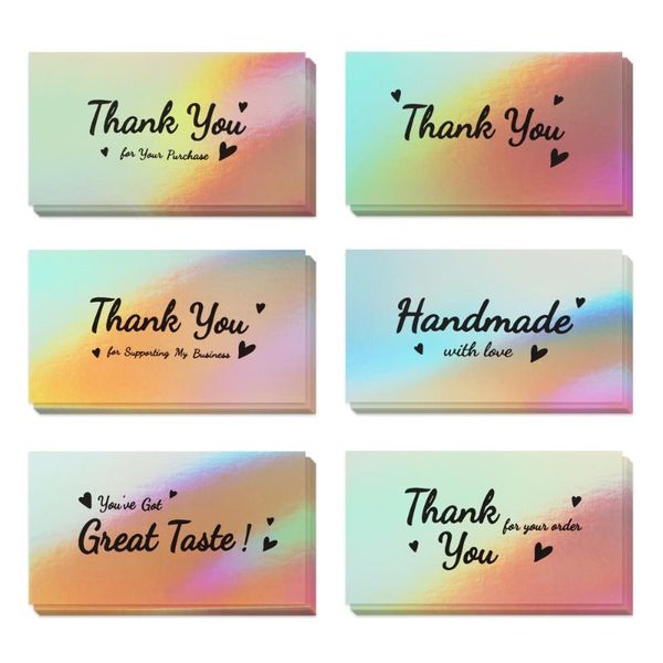 

greeting cards silver retail store for e-commerce business thanks notes "thank you your order" appreciate customer