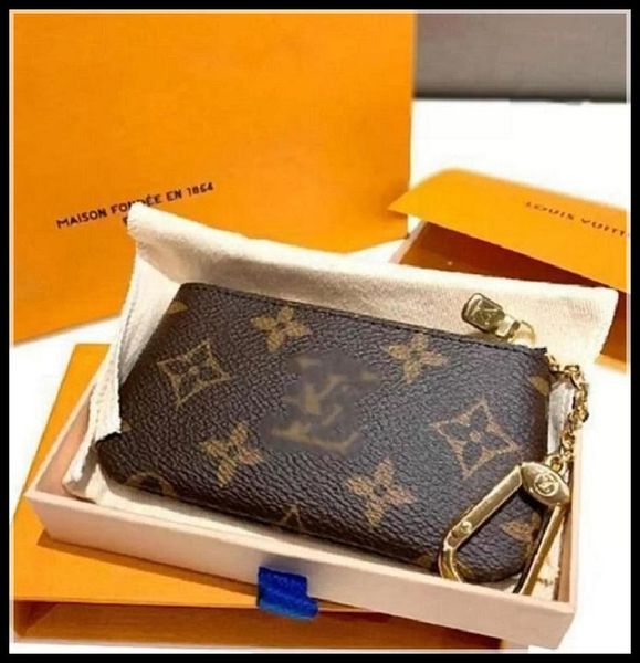 

gglvlouisvitton yslvutton key pouch wallets m62650 pochette cles designers womens mens key ring credit card, Red;black