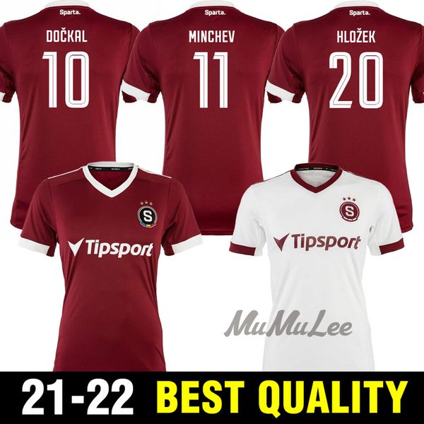 

2021 2022 ac sparta praha hancko soccer jersey 21 22 maillots de football shirts czech liga1 hlozek dockal camesitas futol kits, Black;yellow