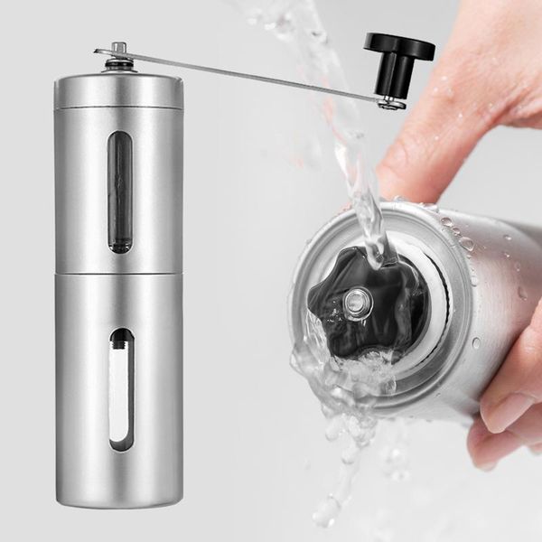 

manual coffee grinders stainless steel grinder - mini bean with adjustable adjustment