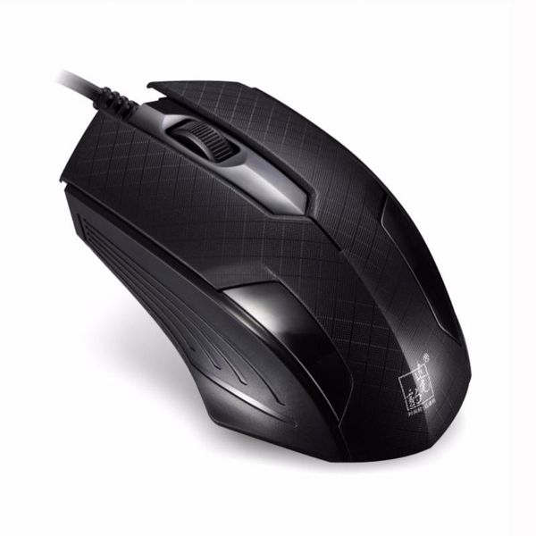 

pc durable cool wired black optical mouse for home & office game computer mice