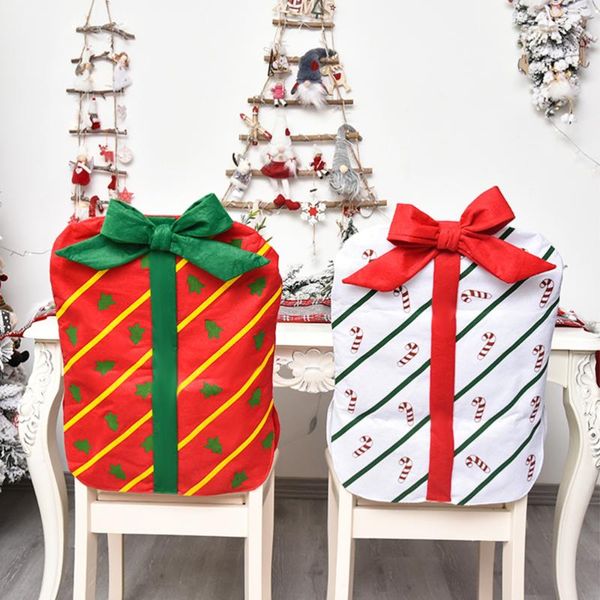 

chair covers 2pcs cover back xmas for home restaurant