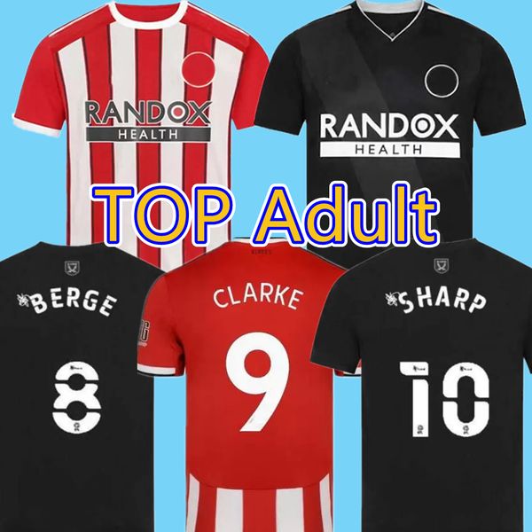 

2021 2022 sheffield soccer jerseys mousset united 21 22 mcburnie lundstram fleck third football shirt norwood sharp men kids kit jersey home, Black;yellow