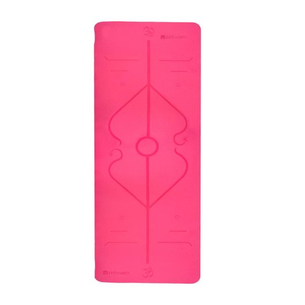 

rebuwo yoga/pilates pink mat 8mm yoga mats
