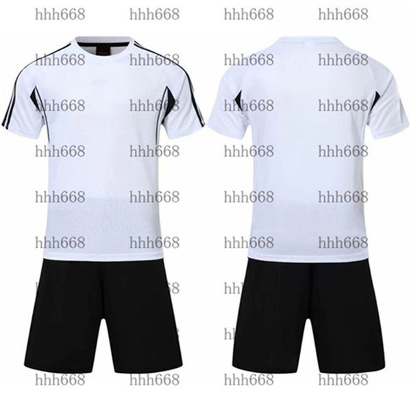 

2021 010219 football wear sets tracksuit short sleeve match training suit children's team jersey number logo customization 23, Black;white