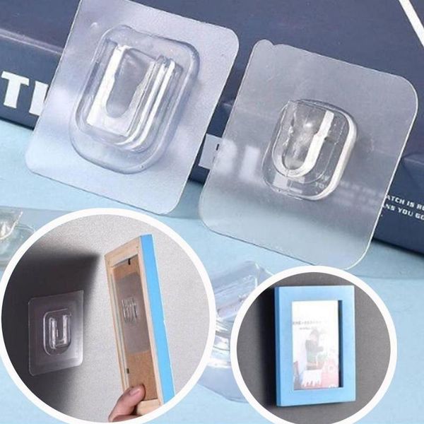 

hooks & rails double sided adhesive wall hanger transparent suction cup sucker hook double-sided